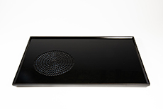 Product image for:Tablett handgearbeitet lackiert (Urushi) glatt schwarz